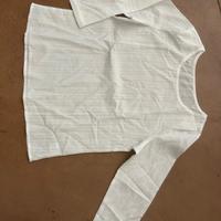Bianco top e leggongs
