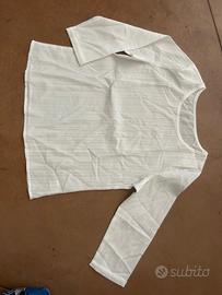 Bianco top e leggongs