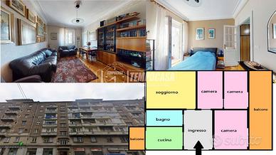 Appartamento a Torino Corso Giulio Cesare 3 locali