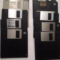 10  floppy disk 3,5  2HD 1,44mb usati vintage