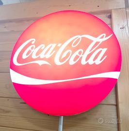 Insegna/lampada a parete Coca cola originale 