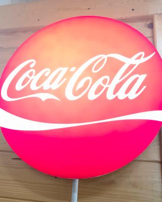 Insegna/lampada a parete Coca cola originale 