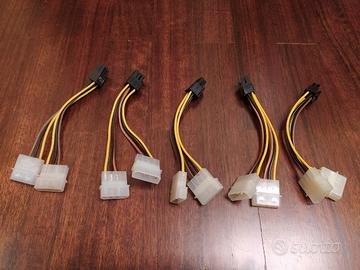 Adattatori MOLEX 4 pin - PCI-E 6 pin