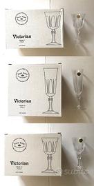 Calici cristallo piombo Royal Tudor Victorian 18pz