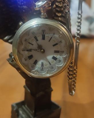 orologio da taschino in argento 