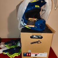 Leatt 3.5 Kit NUOVO casco + 2 mascherine  taglia L
