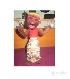 Pupazzo rasta che balla con musica incorporata