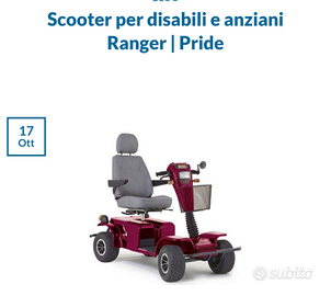 Scooter elettrico disabili