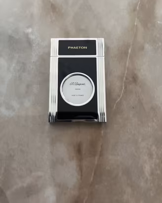 Dupont Cigar Cutter Single Blade Palladium Lacquer