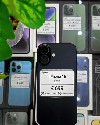 Iphone 16 256gb nero