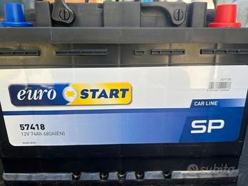 batteria 74 ah nuova