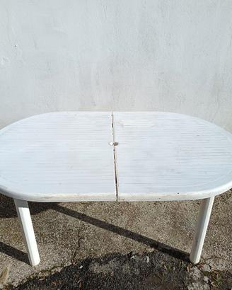 Tavolo di plastica allungabile 