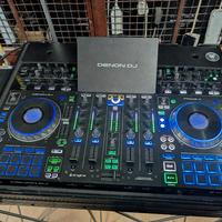 consolle dj Denon prime 4 + hard disk + case udg