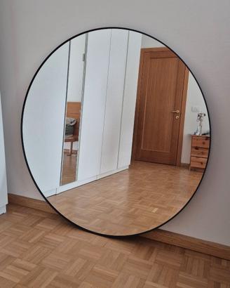 Specchio rotondo IKEA LINDBYN nero – 110 cm