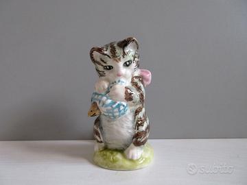 Statuetta Gatto Miss Moppet Beatrix Potter