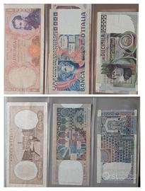 Banconote Lire Repubblica Italiana Anni 60 70