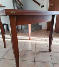 Tavolo in legno massello 105x105 allungabile 
