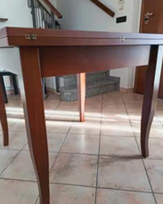 Tavolo in legno massello 105x105 allungabile 