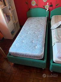 Letto sigolo con cassettone