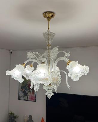 Lampadario vetro di Murano