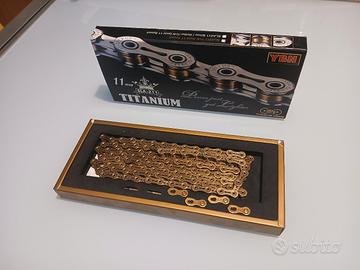 Catena bici in titanio YBN TITANIUM 11 Speed