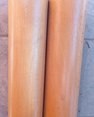 4 gambe letto in legno