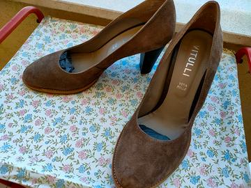 Scarpe scamosciate 39 tacco 8