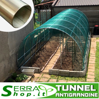 Serra tunnel 5x3 antigrandine rete professionale