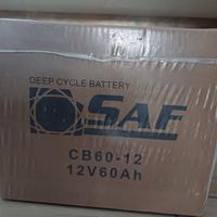 Batteria a gel marca SAF 60-12  12V 60 AH