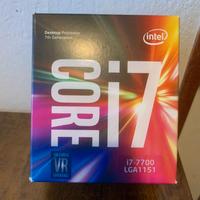 CPU Intel  i7 7700 con dissipatore originale