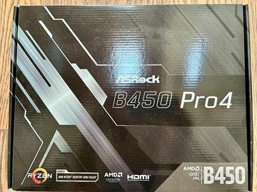 ASROCK B450 Pro4 Socket AMD Scheda Madre