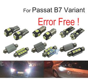 KIT 6 LAMPADE LED PER VOLKSWAGEN VW PASSAT B7 365 