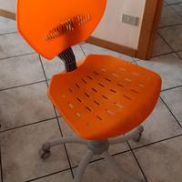 Sedia con rotelle