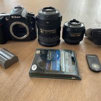 Kit Nikon D90 + ottiche Nikon e accessori 