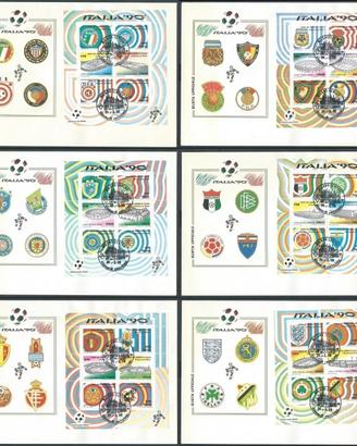 Buste FDC Mondiali di calcio ITALIA 90
