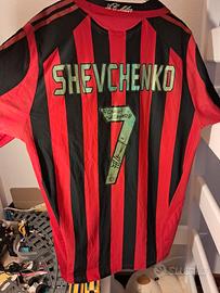 Maglia Milan autografata originale Shevchenko