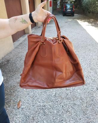 Borsone da viaggio in pelle