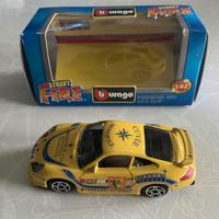 BURAGO STREET FIRE 1:43 PORSCHE 911 GT3 CUP GIALLO