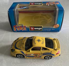 BURAGO STREET FIRE 1:43 PORSCHE 911 GT3 CUP GIALLO