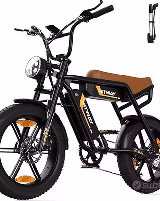 FAT BIKE HITWAY BK29S 48V DOPPIA BATTERIA NUOVO