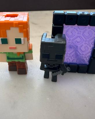 2 personaggi Minecraft