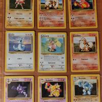 Lotto 54 Carte Pokémon Vintage Set Base + 1 Holo