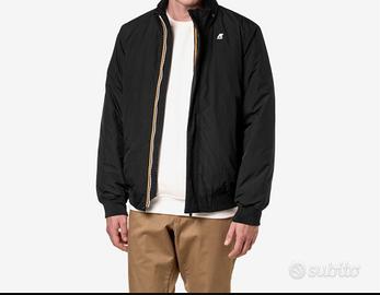 K-Way Nero Le Vrai - Giacca Antivento con Cappucc