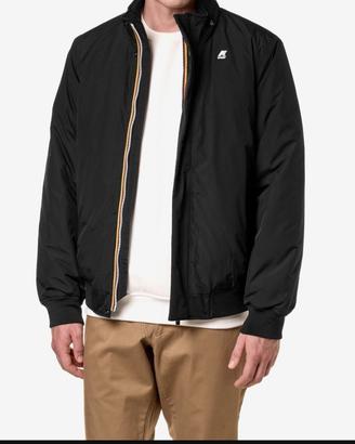 K-Way Nero Le Vrai - Giacca Antivento con Cappucc