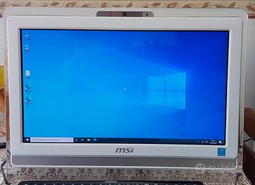 PC MSI 21 pollici full hd perfetto e veloce. 6Gb.
