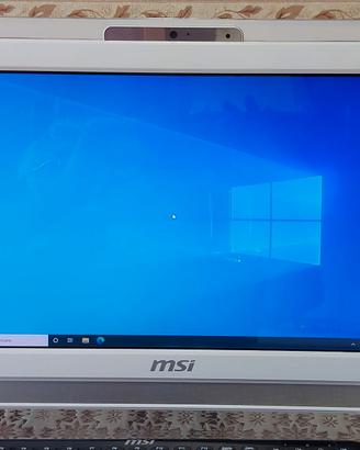 PC MSI 21 pollici full hd perfetto e veloce. 6Gb.