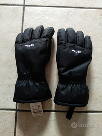 Guanti sci taglia piccola neri