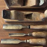 Pialle e scalpelli da falegname vintage