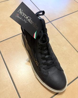 Sneakers uomo nere alte Nero Giardini