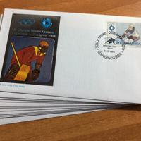 1984-Sarajevo francobolli Giochi Olimpici Invern